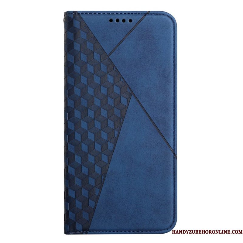 Bescherming Hoesje voor Samsung Galaxy S23 5G Folio-hoesje Stijl Leer 3d-patroon