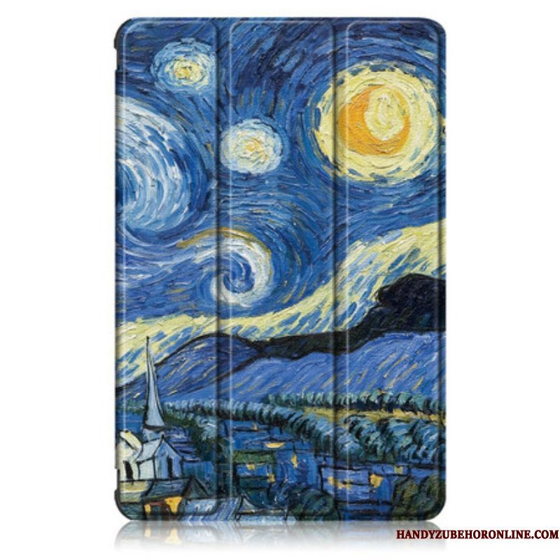 Bescherming Hoesje voor Samsung Galaxy Tab S7 FE Verbeterde Van Gogh