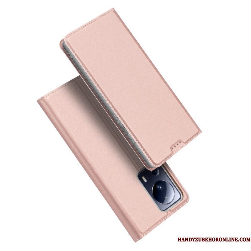 Bescherming Hoesje voor Xiaomi 13 Lite Folio-hoesje Skin-pro-serie Dux Ducis