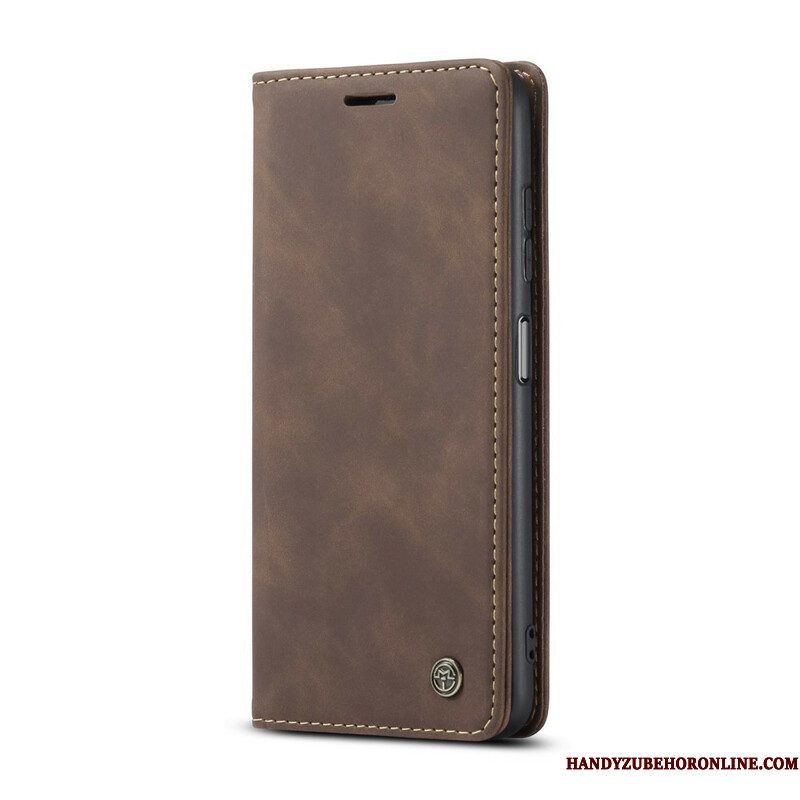 Bescherming Hoesje voor Xiaomi Redmi Note 10 / 10S Folio-hoesje Caseme Leereffect