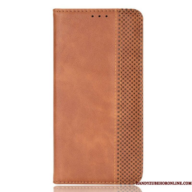 Bescherming Hoesje voor Xiaomi Redmi Note 10 5G Folio-hoesje Gestileerd Vintage Leereffect