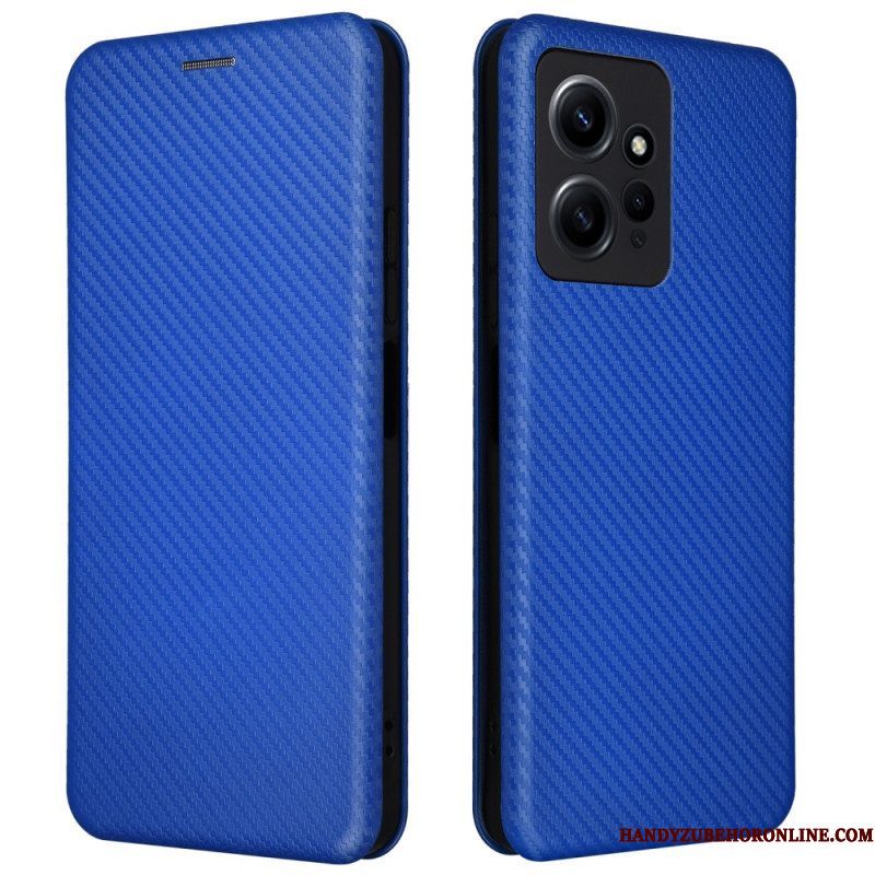 Bescherming Hoesje voor Xiaomi Redmi Note 12 4G Folio-hoesje Koolstofvezel