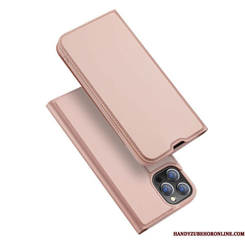 Bescherming Hoesje voor iPhone 13 Pro Max Folio-hoesje Skin Pro-serie Dux Ducis