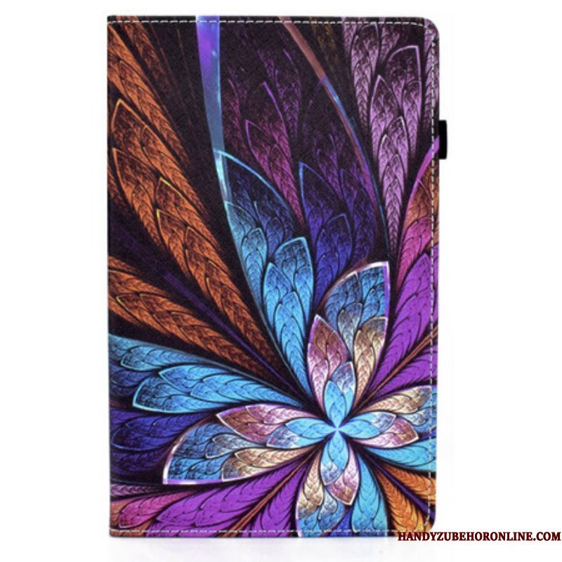 Cover voor Samsung Galaxy Tab A7 Lite Abstracte Bloem