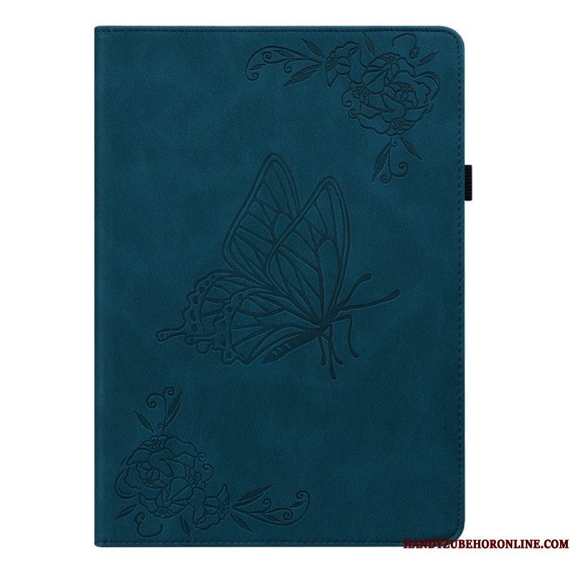 Cover voor Samsung Galaxy Tab A8 (2021) Vlinders Gedrukt Patroon