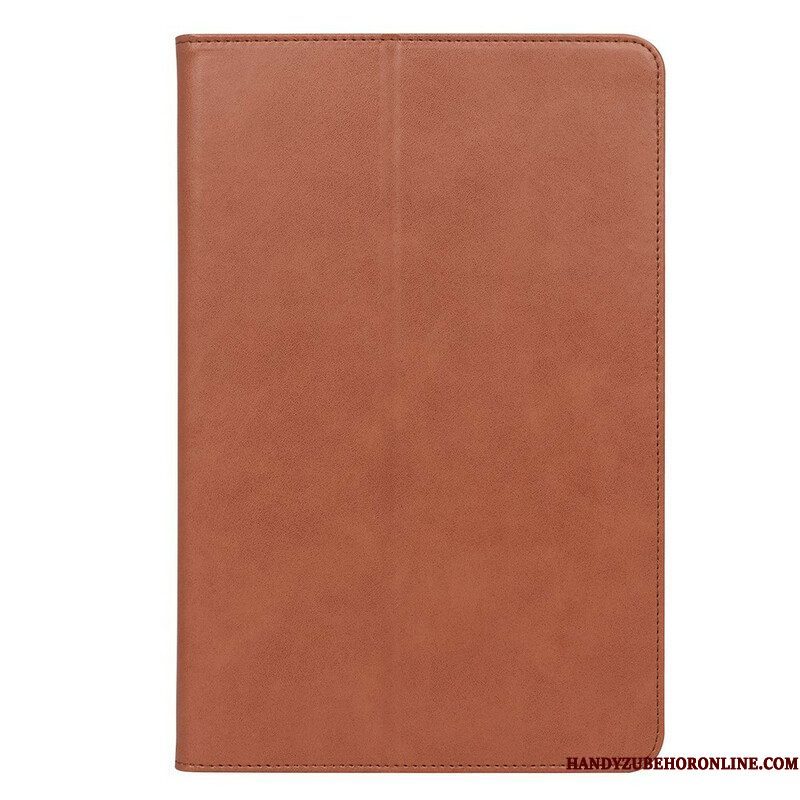 Cover voor Samsung Galaxy Tab S8 Plus / Tab S7 Plus Leren Stijl Met Riem