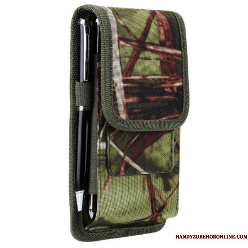 Cover voor Samsung Galaxy Z Fold 4 Camouflage Textiel