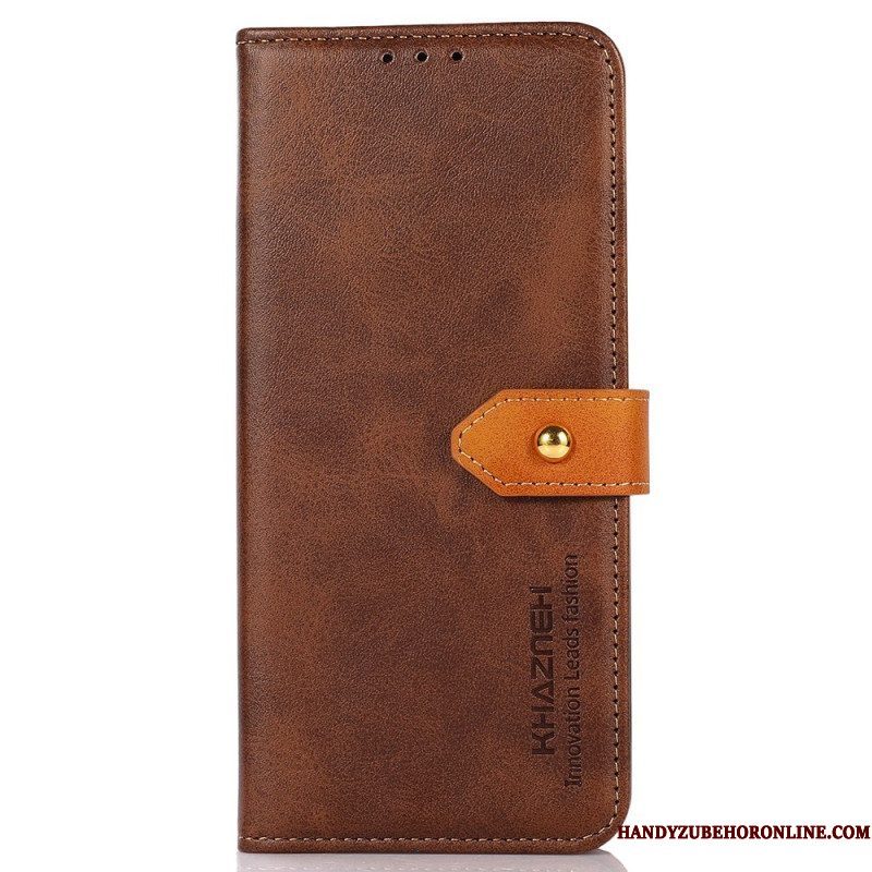 Flip Case voor Motorola Edge 40 Pro Khazneh-riem