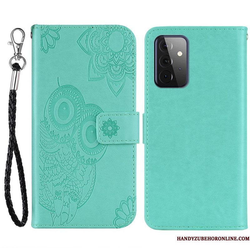 Flip Case voor Samsung Galaxy A53 5G Mandala Uil