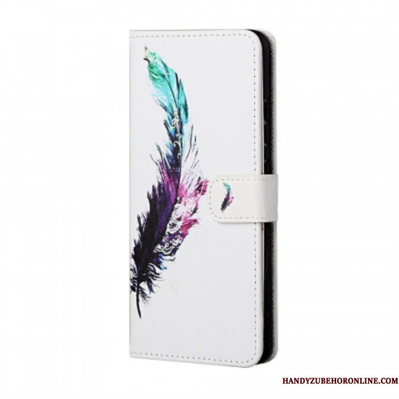 Flip Case voor Samsung Galaxy M23 5G Met Ketting Veer Met Koord