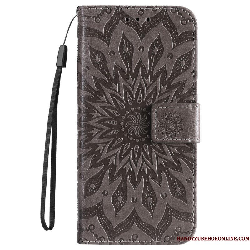 Flip Case voor Samsung Galaxy M52 5G Oosterse Mandala