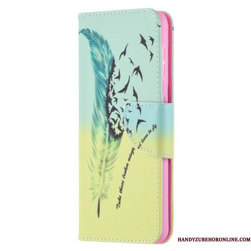 Flip Case voor Samsung Galaxy S21 5G Leren Vliegen