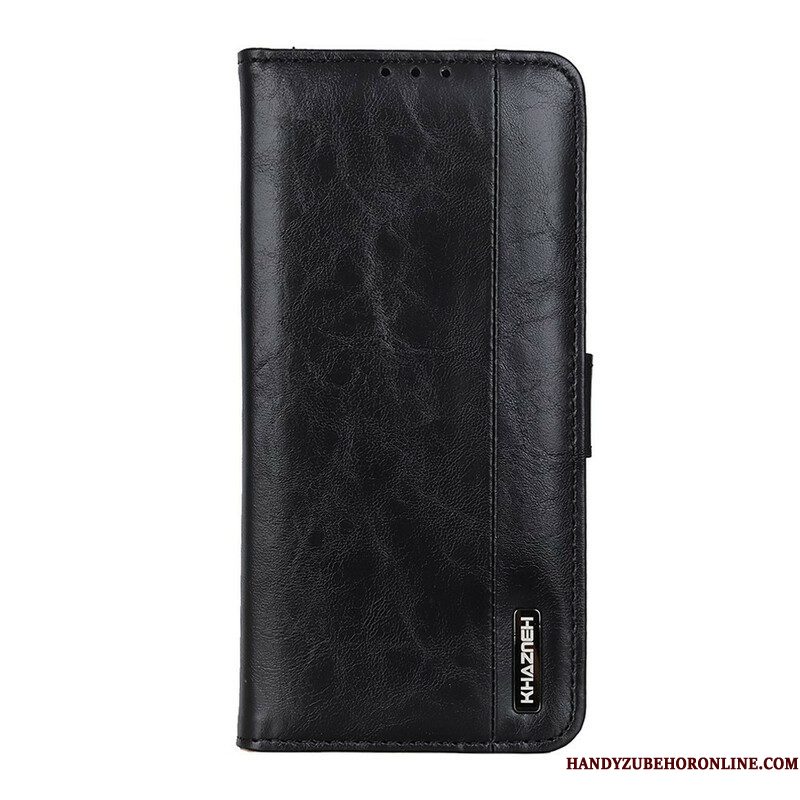 Flip Case voor Samsung Galaxy S21 Plus 5G Khazneh Elegante Lederen Stijl