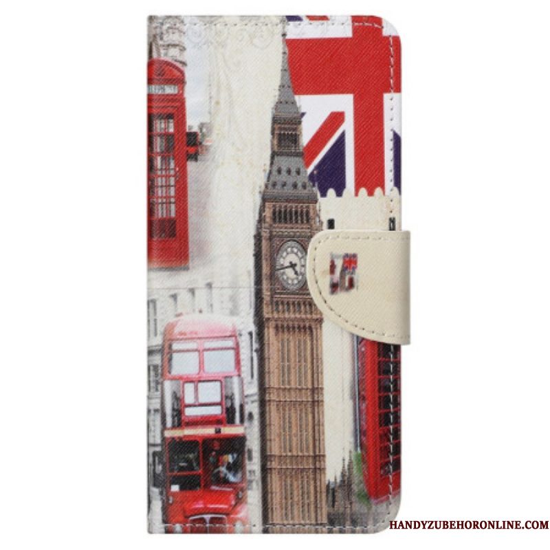 Flip Case voor Samsung Galaxy S23 5G Londen