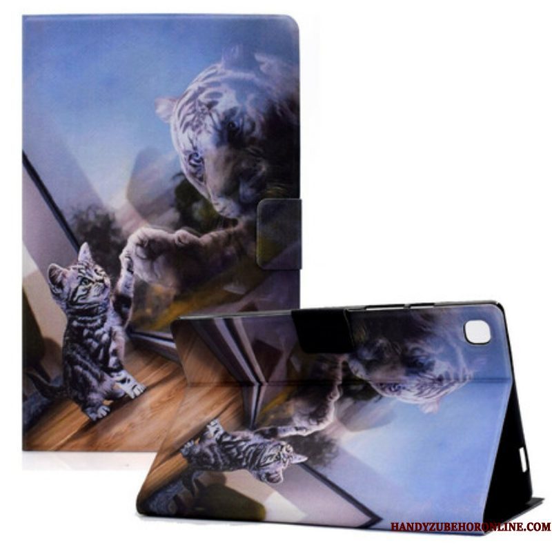 Flip Case voor Samsung Galaxy Tab A7 Lite Kittens Droom