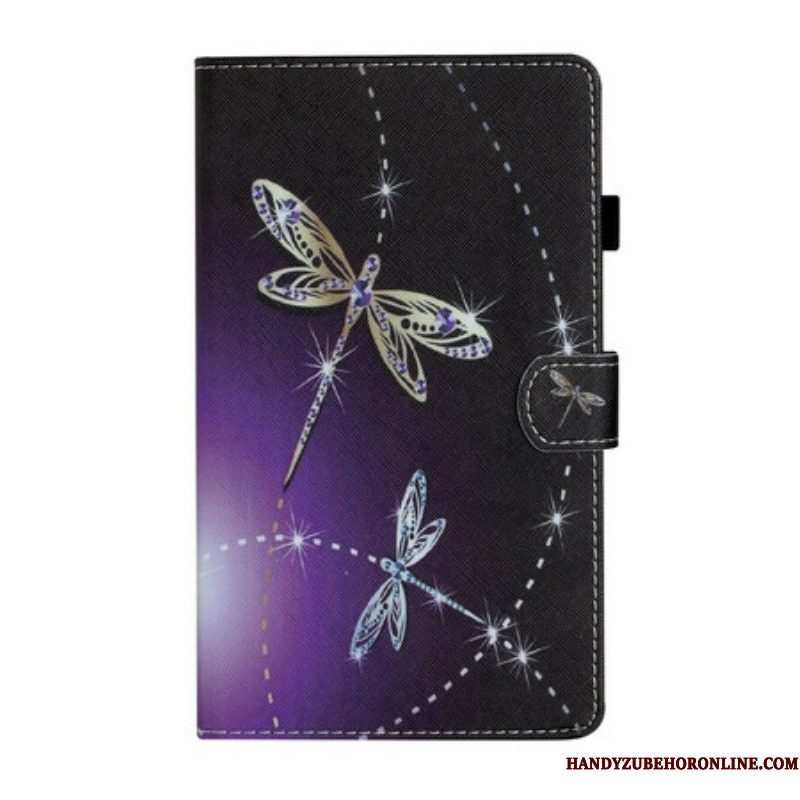 Flip Case voor Samsung Galaxy Tab A7 Lite Libellen