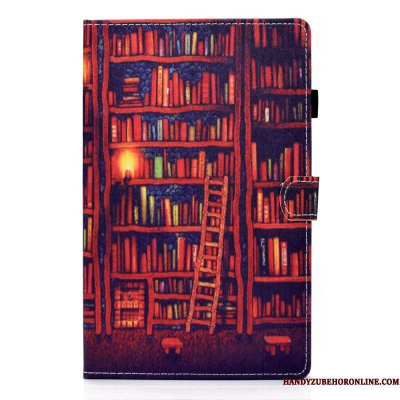 Flip Case voor Samsung Galaxy Tab A8 (2021) Bibliotheek