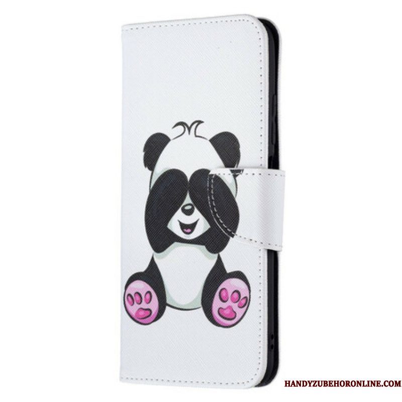 Flip Case voor Xiaomi Redmi Note 10 5G Panda-plezier