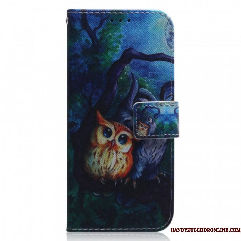 Flip Case voor Xiaomi Redmi Note 11 Pro / 11 Pro 5G Schilderij Van Uilen