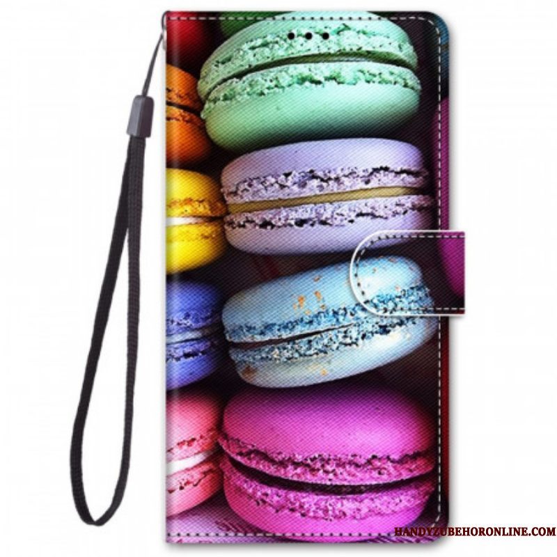 Flip Case voor Xiaomi Redmi Note 11 Pro Plus 5G Macarons