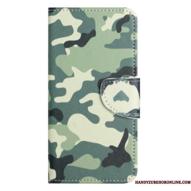 Folio-hoesje voor Moto G73 5G Camouflage