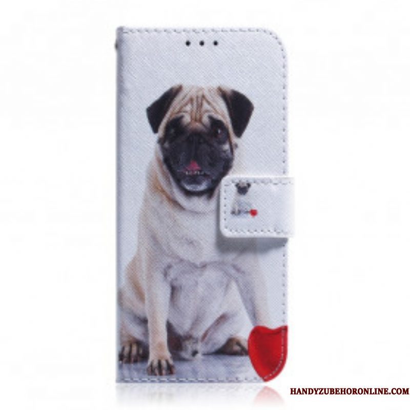 Folio-hoesje voor Motorola Edge 20 Pro Mops Hond