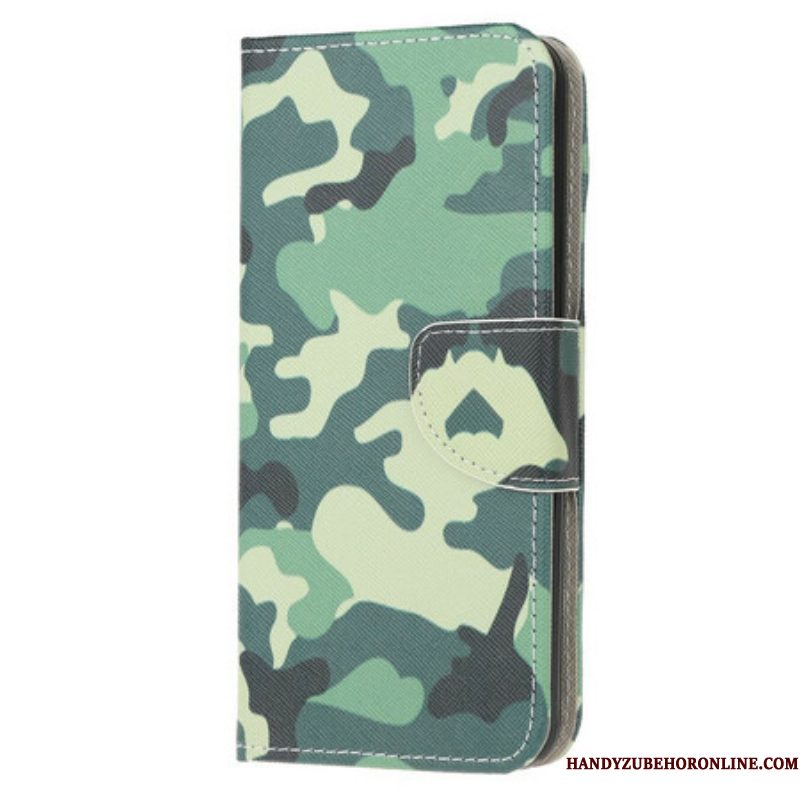 Folio-hoesje voor Samsung Galaxy A42 5G Militaire Camouflage