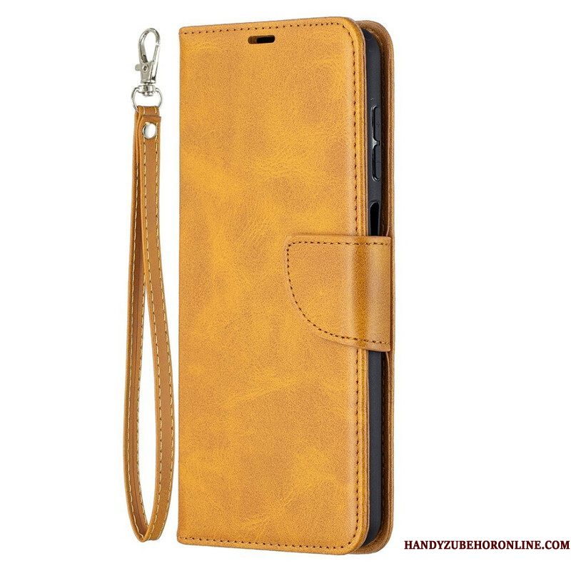 Folio-hoesje voor Samsung Galaxy M12 / A12 Flip Case Gladde Flap Schuin