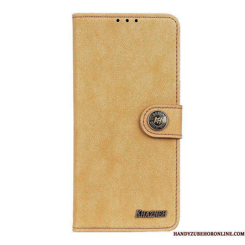 Folio-hoesje voor Samsung Galaxy M12 / A12 Khazneh Retro Split Kunstleer