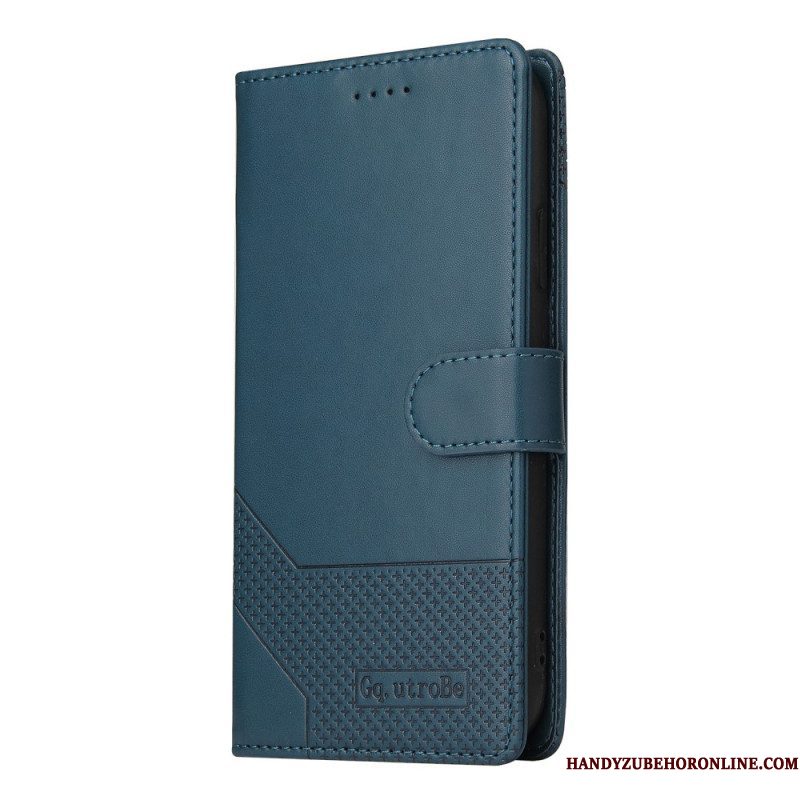 Folio-hoesje voor Samsung Galaxy M12 / A12 Ledereffect Gq.utrobe