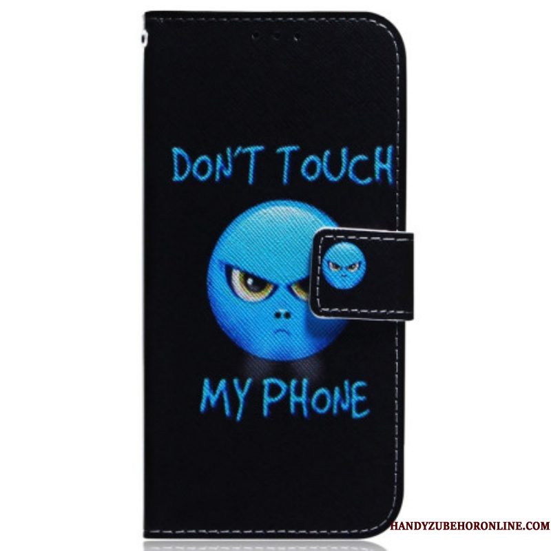 Folio-hoesje voor Samsung Galaxy M13 Met Ketting Lanyard Emoji-telefoon