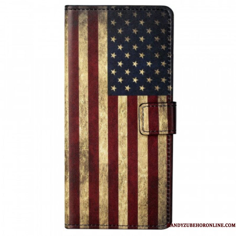 Folio-hoesje voor Samsung Galaxy M23 5G Amerikaanse Vlag