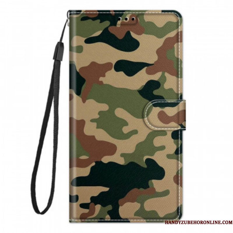 Folio-hoesje voor Samsung Galaxy M23 5G Militaire Camouflage