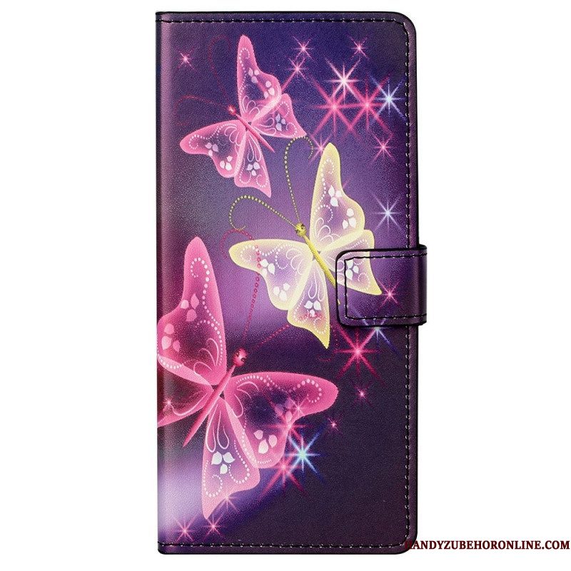 Folio-hoesje voor Samsung Galaxy M23 5G Vlinders Vlinders