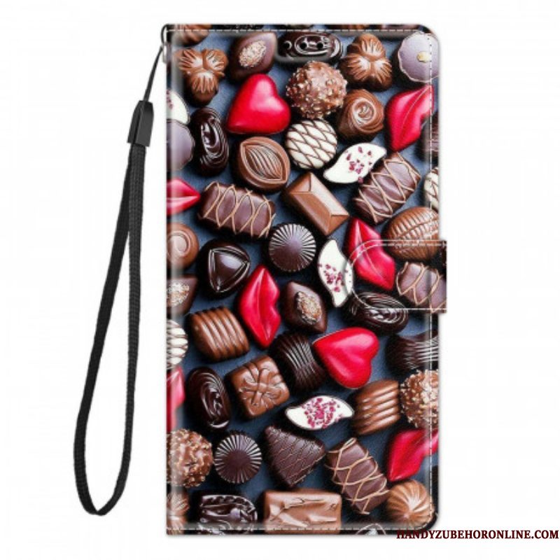 Folio-hoesje voor Samsung Galaxy M53 5G Chocolade