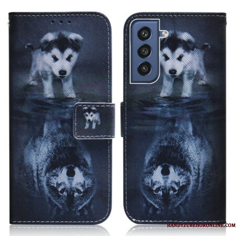 Folio-hoesje voor Samsung Galaxy S21 FE Ernesto De Wolf