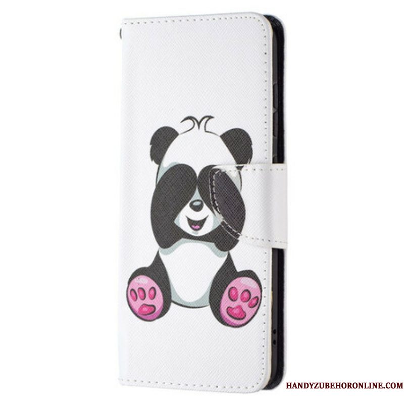 Folio-hoesje voor Samsung Galaxy S21 FE Panda-plezier