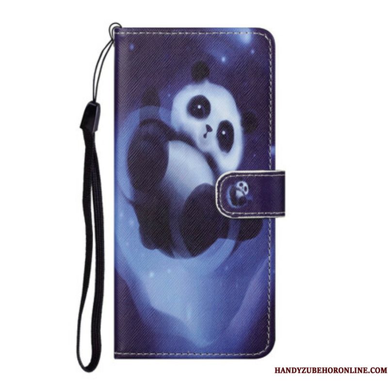 Folio-hoesje voor Samsung Galaxy S21 FE Panda-ruimte