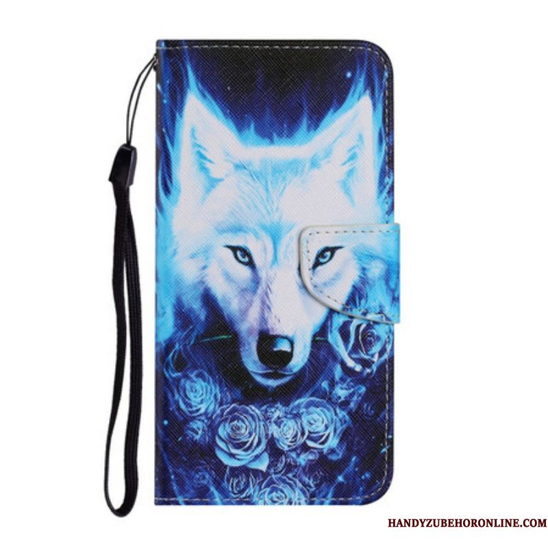 Folio-hoesje voor Samsung Galaxy S21 FE Witte Wolf