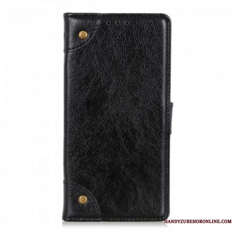 Folio-hoesje voor Samsung Galaxy S21 Ultra 5G Antiek Nappaleereffect