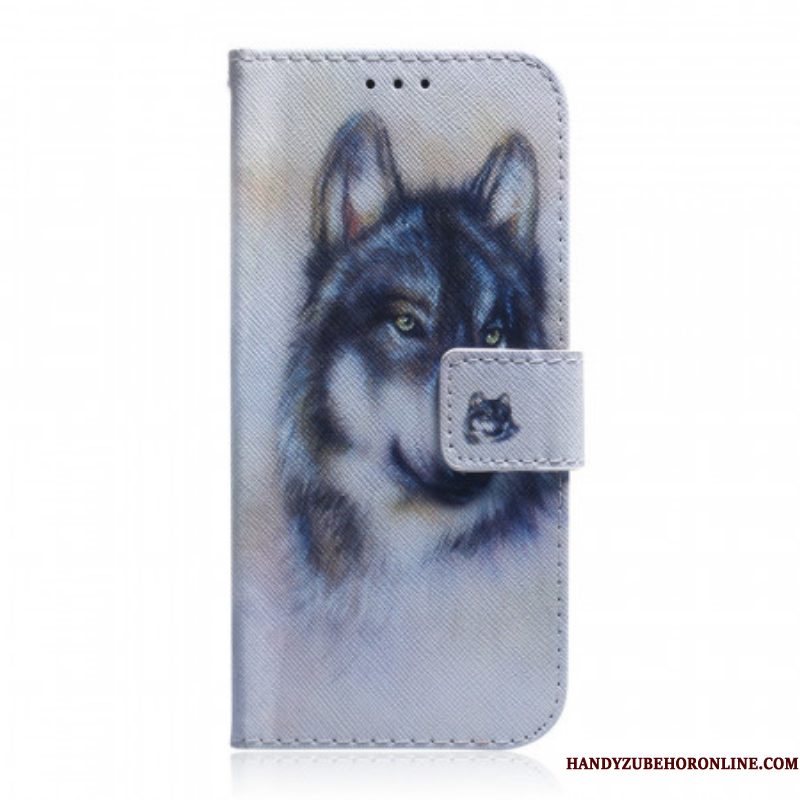 Folio-hoesje voor Samsung Galaxy S22 Ultra 5G Honden Uiterlijk