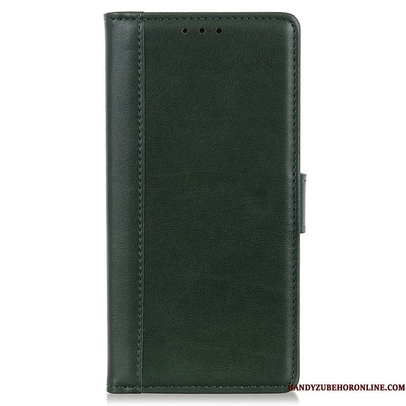 Folio-hoesje voor Samsung Galaxy S22 Ultra 5G Stijl Leer Elegantie