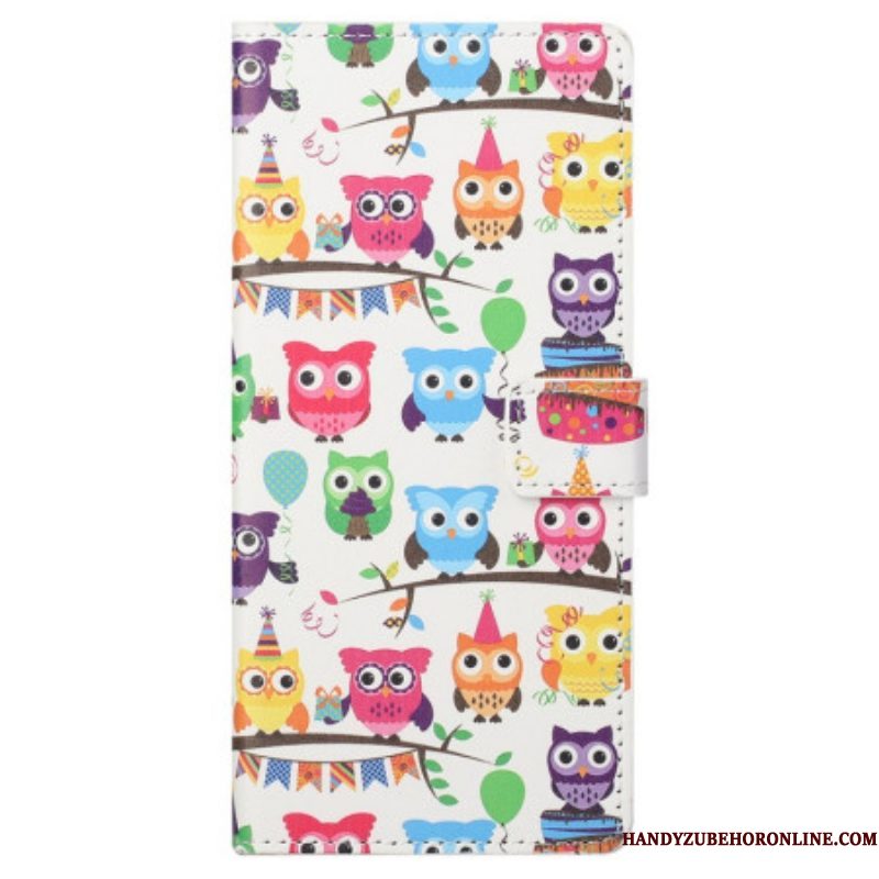 Folio-hoesje voor Samsung Galaxy S23 5G Uil Stam