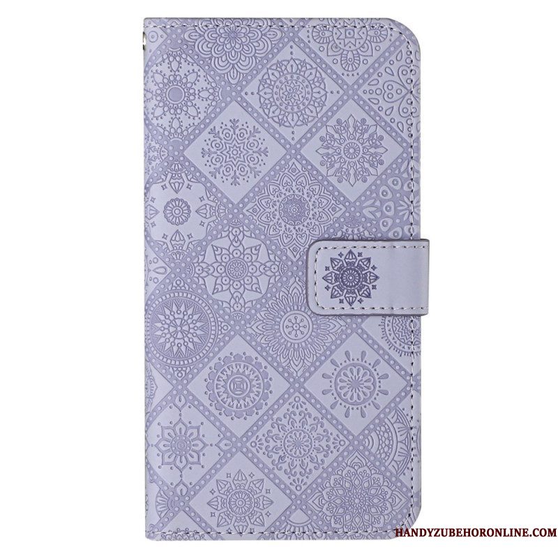 Folio-hoesje voor Samsung Galaxy S23 Plus 5G Tapijt Patroon