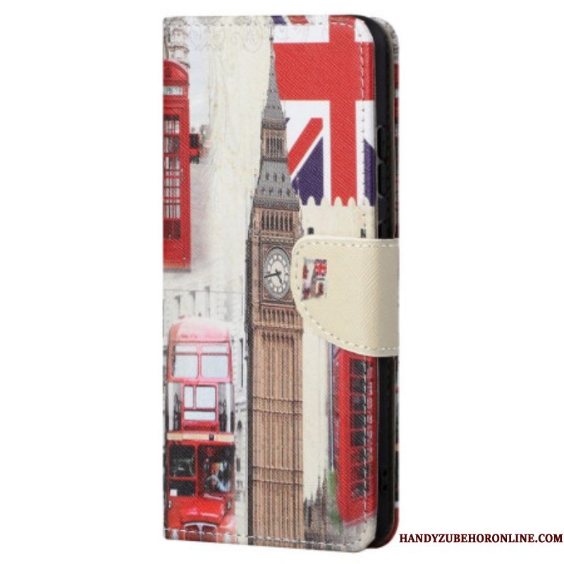 Folio-hoesje voor Samsung Galaxy S23 Ultra 5G Londen