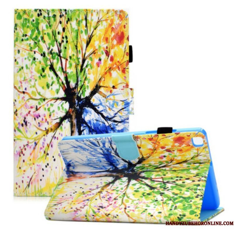 Folio-hoesje voor Samsung Galaxy Tab A7 Lite Aquarel Boom