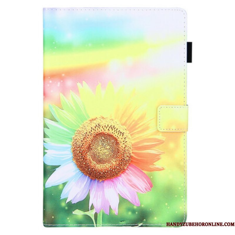 Folio-hoesje voor Samsung Galaxy Tab A7 Lite Bloemen In De Zon