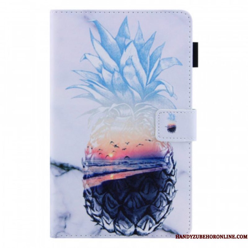 Folio-hoesje voor Samsung Galaxy Tab A8 (2021) Ananas Patroon