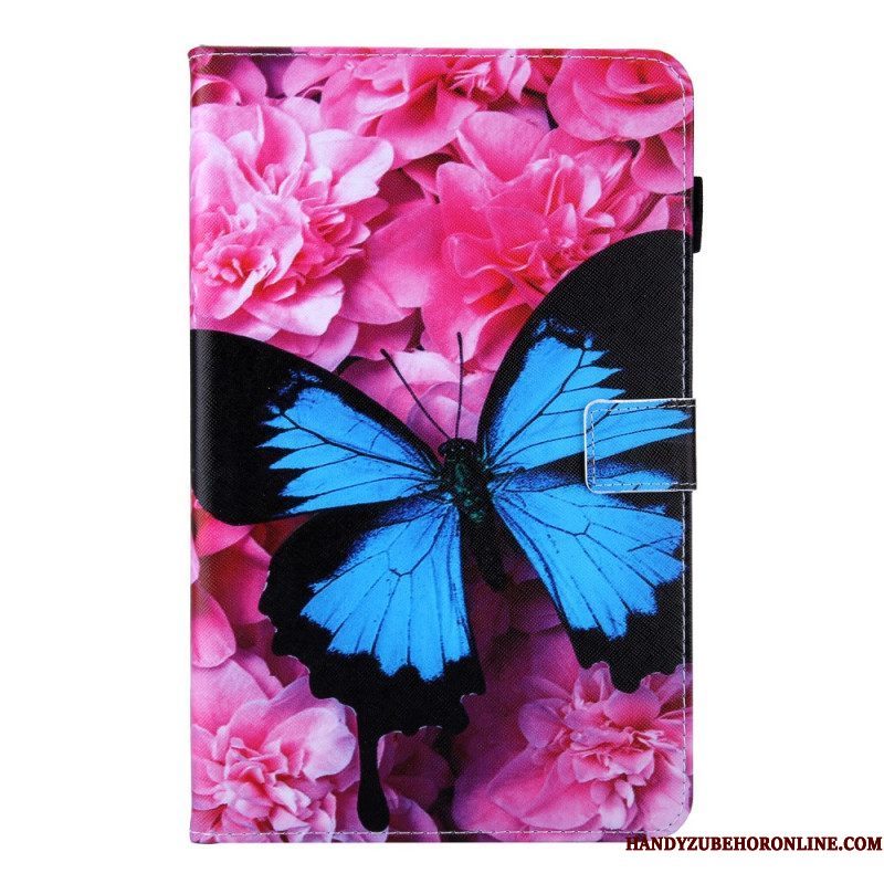 Folio-hoesje voor Samsung Galaxy Tab A8 (2021) Bloemen Vlinder