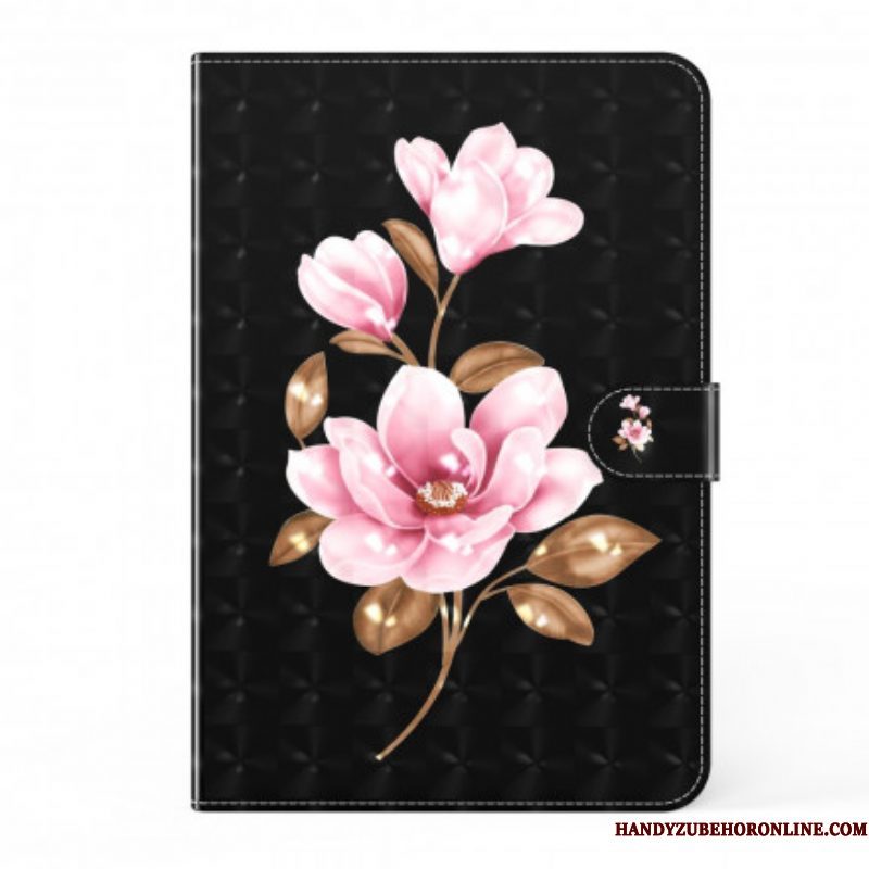 Folio-hoesje voor Samsung Galaxy Tab S8 / Tab S7 Faux Lederen Boom Bloemen